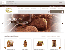 Tablet Screenshot of chocolateriepierre.nl